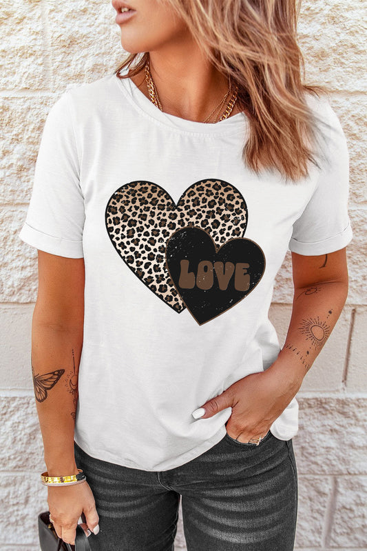 Adriana Printed Valentines Graphic Tee