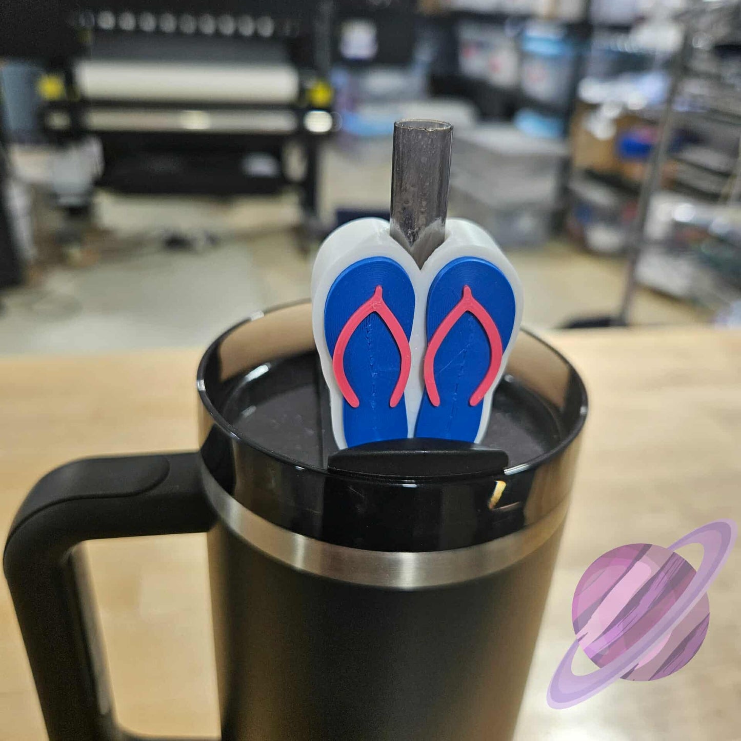 FLIP FLOPS-3D PRINTED STRAW BUDDY