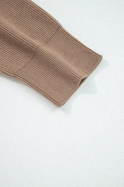 Jocelyn Block Patchwork Sleeve Sweater