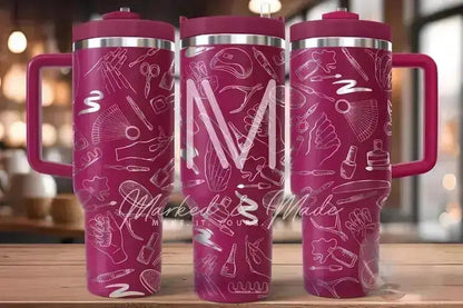 Nail Tech Engraved Tumbler  | 20oz