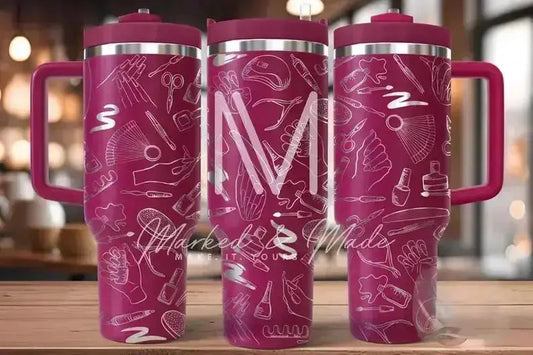 Nail Tech Engraved Tumbler  | 20oz