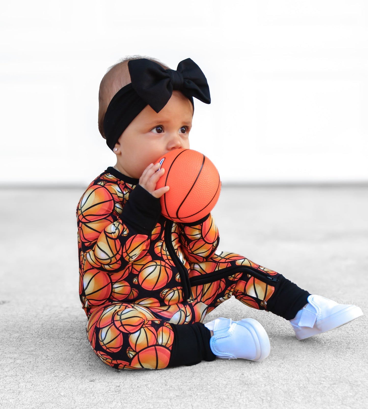 ZIP ROMPER - Basketball